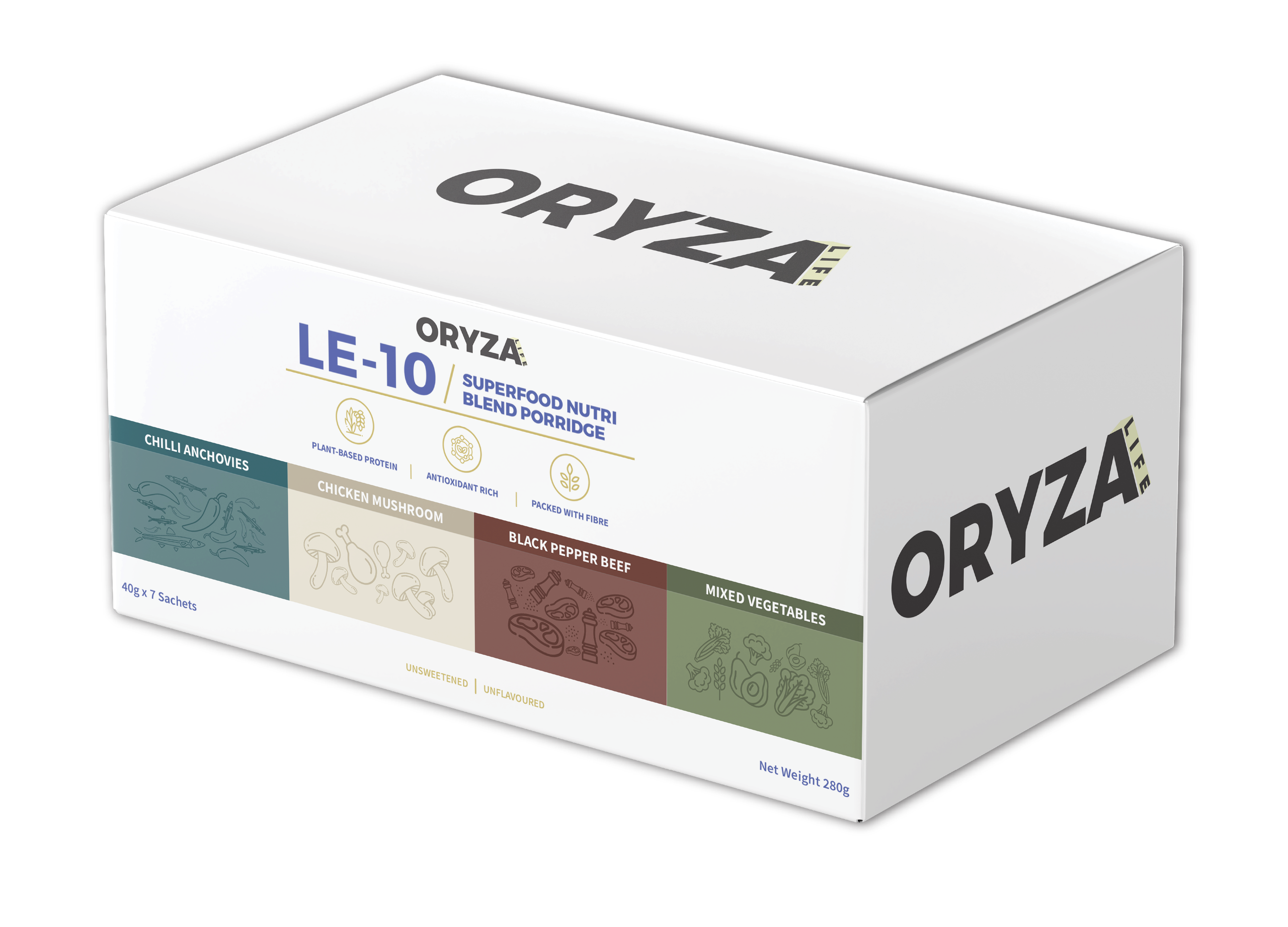 ORYZA LIFE LE-10 Superfood Nutri Blend Porridge box